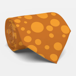 Orange Polka-Dot Necktie Slips