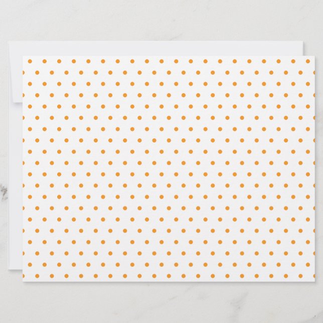 Orange Polka dots Preppy Crafts flera Användor (Framsida)