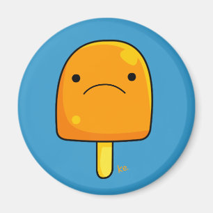 Orange popmagnet magnet