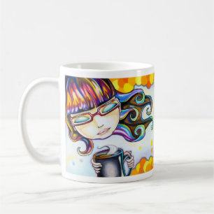 Orange popmugg kaffemugg