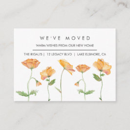 Orange Poppies Nytt meddelande om Flytta hemma