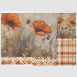 Orange Poppies & Play for Decoupage eller Giftwrap