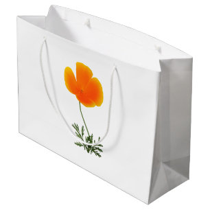 orange poppy stor presentväska