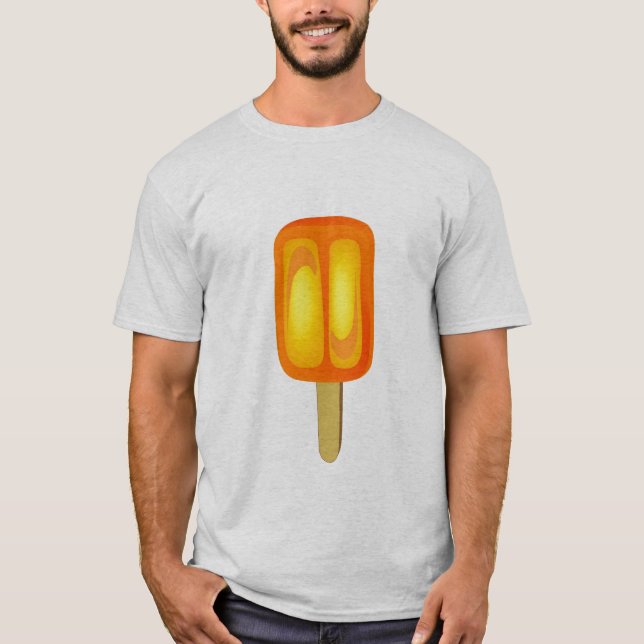 Orange Popsicleskjorta T-shirt (Framsida)