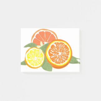 orange post-it block