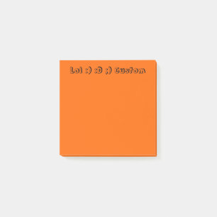 Orange Post-it Block