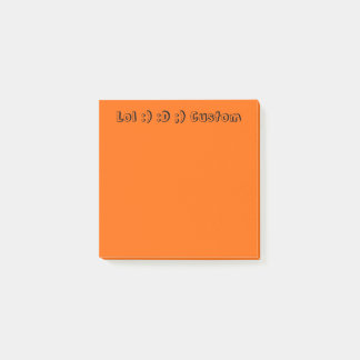 Orange Post-it Block
