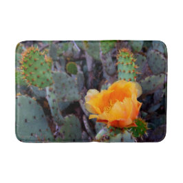 Orange Prickly Pear Opuntia Cactus Flower Photo Badrumsmatta