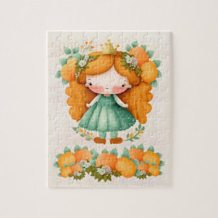 Orange princess pussel