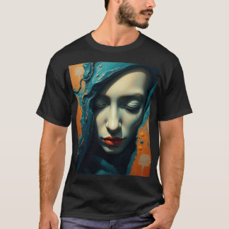 orange Protection of a beautiful Woman  T Shirt