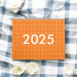 Orange PSCHED Mönster Kalender