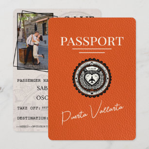 Orange Puerta Vallarta-pass Spara Datumet