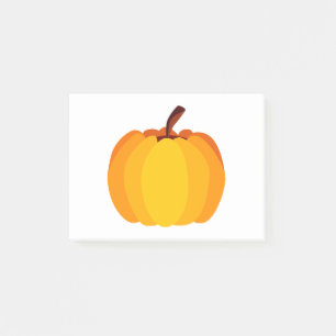 Orange pumpa post-it block