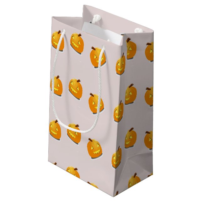 Orange pumphuvud mönster (Baksidan Vinklad)
