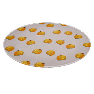Orange pumphuvud mönster