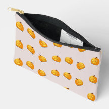 Orange pumphuvud mönster