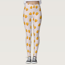 Orange pumphuvud mönster