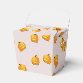 Orange pumphuvud mönster presentaskar
