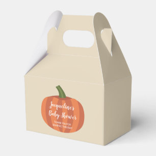 Orange Pumpkin Fall Baby Shower Presentaskar