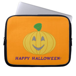 Orange Pumpkin Laptop Fodral