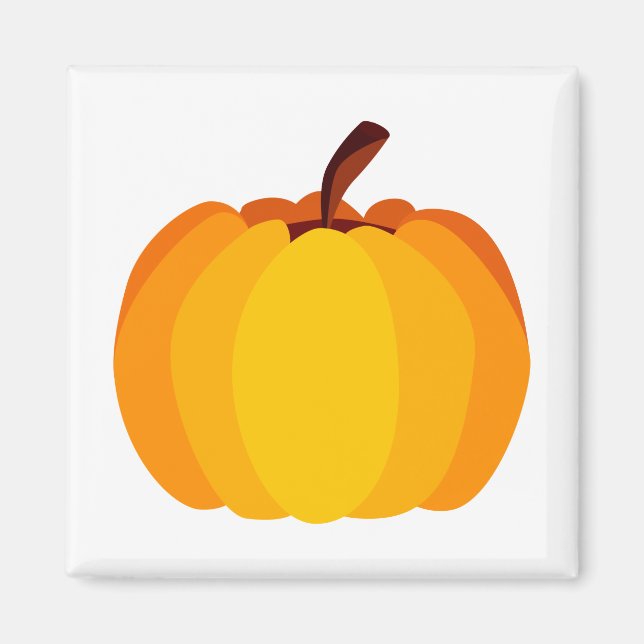 Orange Pumpkin Magnet (Framsidan)