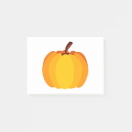 Orange Pumpkin Post-it Block