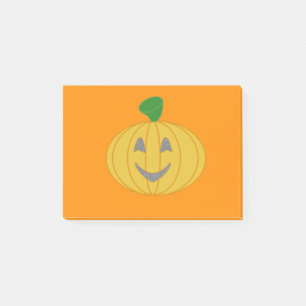 Orange Pumpkin Post-it Block