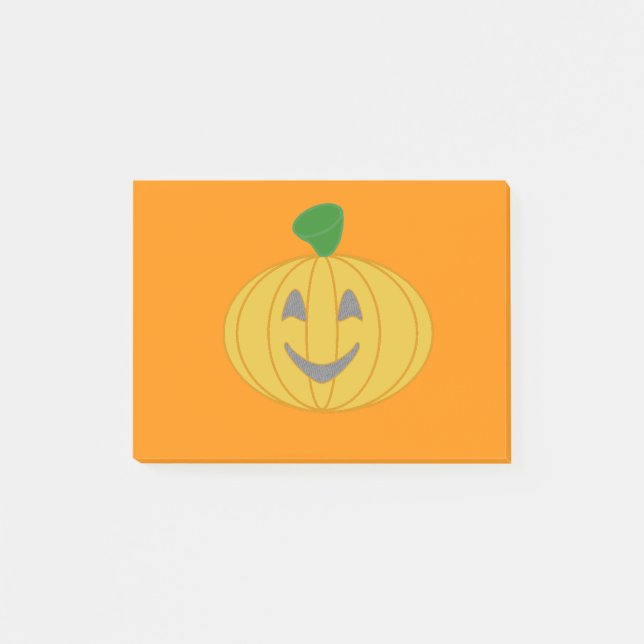 Orange Pumpkin Post-it Block (Framsida)