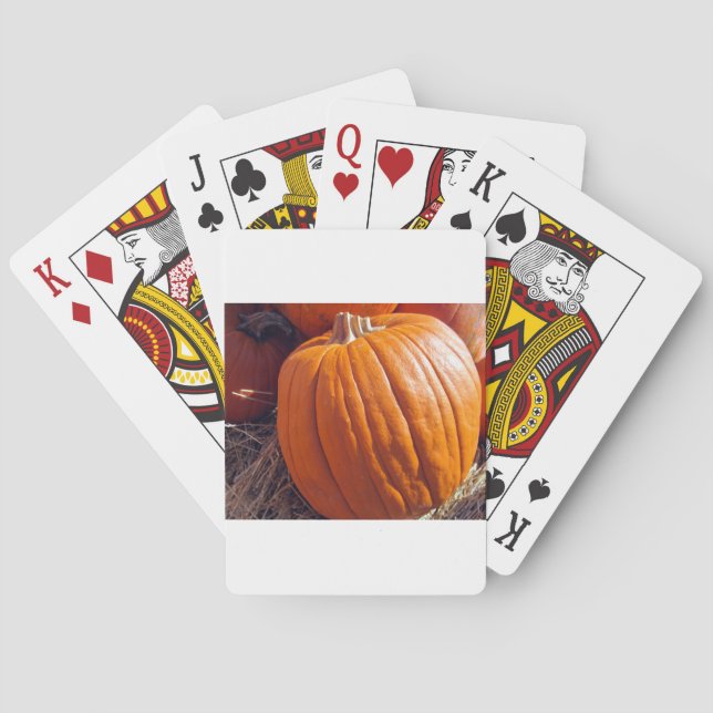 Orange Pumpkin Spel Kort (Baksidan)