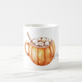 Orange Pumpkinsoppa i skål Kaffemugg