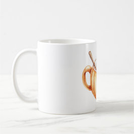 Orange Pumpkinsoppa i skål Kaffemugg
