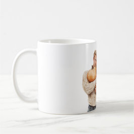 Orange pumpor Blond Man Kaffemugg