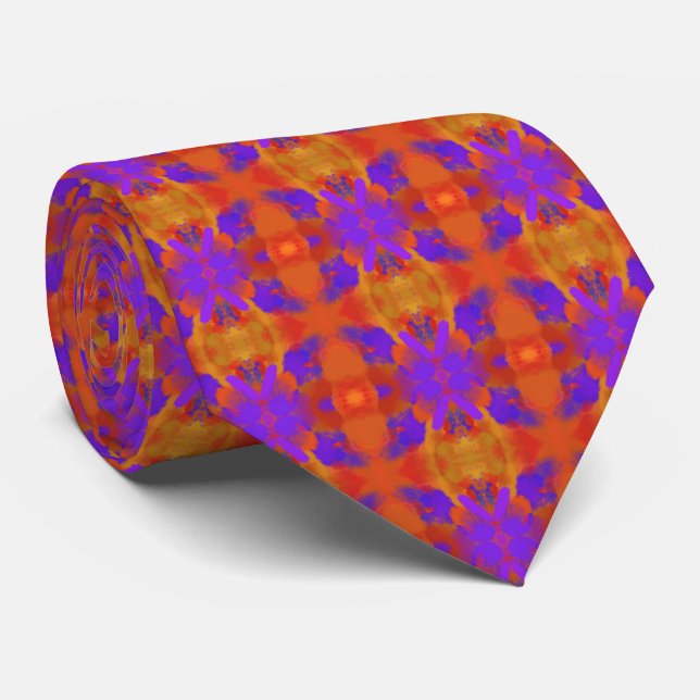 Orange Purple And Red Abstract Graphic Art Design Slips (Rullad)