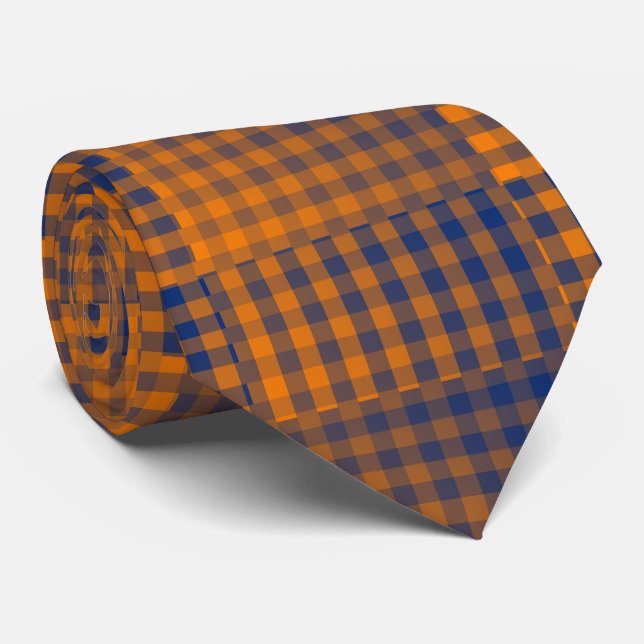 Orange Purple Checker Abstract Pattern Slips (Rullad)