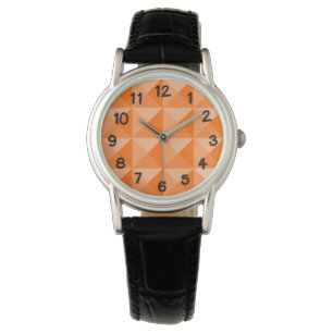 Orange Pyramids Armbandsur