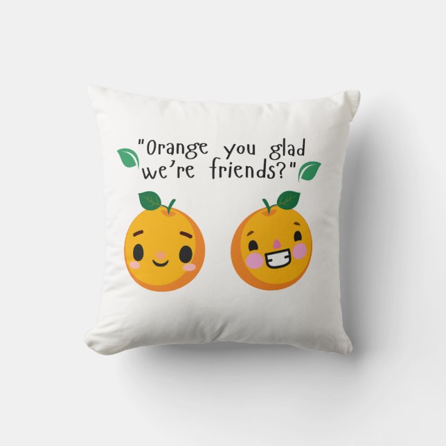 ORANGE QUOTE KUDDE (Framsida)