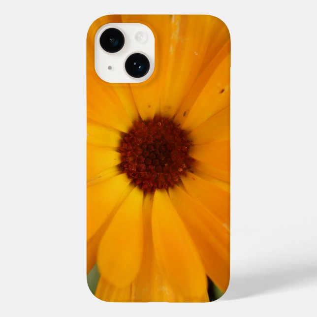 Orange Rain Daisy iPhone 5 Fodral (Baksida)