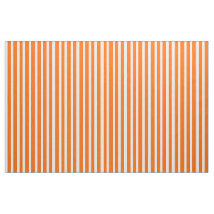 Orange Rand Design Tyg