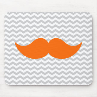 Orange rand för mustaschgråttsparre musmatta