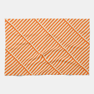 Orange Rand Kökshandduk