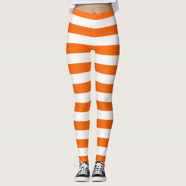 Orange Rand Leggings (Framsida)