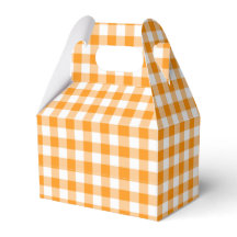 Orange randigt