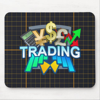 Orange raster Mousepad för handel Musmatta