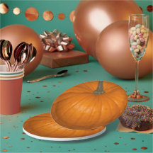 Orange Realistic Halloween Pumpkin Photography