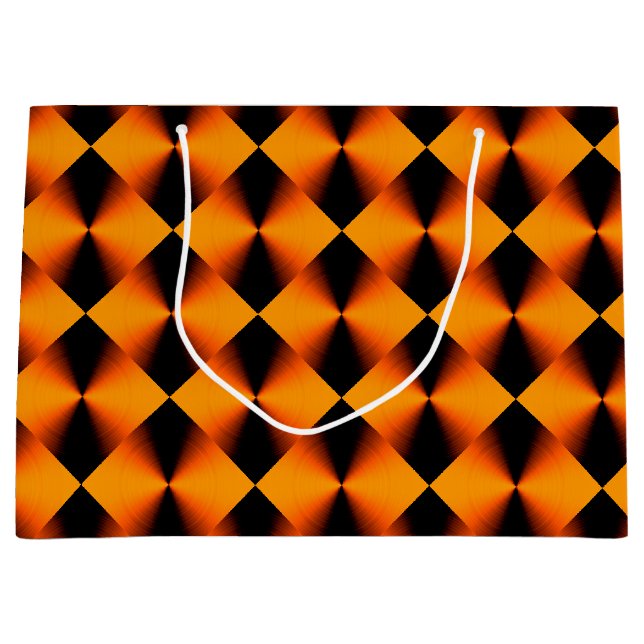 Orange Red and Black Mönster (Framsidan)