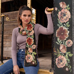 Orange Red Black blommigt Chiffon Scarf Sjal<br><div class="desc">Lång rektangulär halsduk med vacker Orange och rödblommor på mörkens svarta bakgrund med en rede av små hjärtan på båda sidor om varje blommigt/löv mönster. Du kan plocka valfri av de tillgängliga storlekarna. Den här halsduken skulle vara en perfekt gåva till henne,  mor,  syster,  flickvän eller en vän.</div>