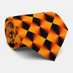 Orange Red Black Diamond Mönster Slips