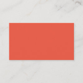 Orange Red #EC553E, Blek Copper Tidsbeställning Kort