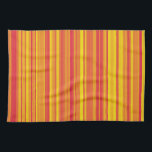 Orange Red Gult Rand Kökshandduk<br><div class="desc">Orange Red Gult Rand kökshandduk för</div>