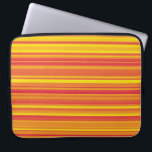 Orange Red Gult Rand Laptop Fodral<br><div class="desc">Orange Red Gult Rand laptop sleeve</div>